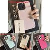 For Iphone 16e Rubber Cover With Stylish Litchi Texture And Shock Absorption