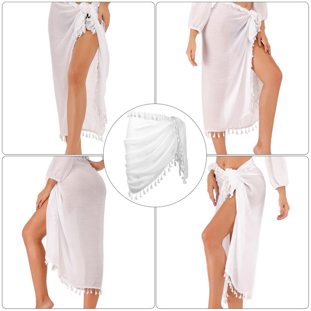 Swim Pareo Swimsuit Cover Up Wrap Skirt 