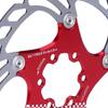 Disc Flotant Șase 160mm Disc de Frână Bicicletă de Munte Accesoriu Ciclism(Negru argintiu )
