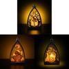 Halloween Pumpkin Ghost House Skeleton Decor Led Flame For Party And Outdoor Use