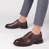 Zapatos de negocios transpirables para hombre, nuevos y cómodos zapatos Oxford para hombre, zapatos casuales ahuecados, calzado formal de marca de lujo para hombre