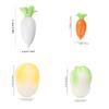 Simulation Vegetable Stress Relief Toy Slow Rebound Chinese Cabbage Carrot White Radish Fidget Squeeze Toy
