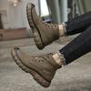 Fashion Men's genuine leather boots High quality minimalist and comfortable style Outdoor leisure street autumn and winter shoes