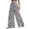 Summer Printed Wide-leg Pants, High-waisted, Loose and Flowing Beach Pants, Casual Long Pants, Straight-leg Pants for Women