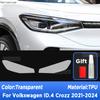 Car Headlight Protection Transparent Anti-Scratch Protective Film TPU Stickers For Volkswagen ID.4 Crozz -2024 Accessories