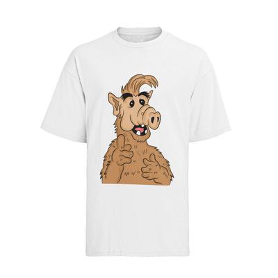 Herren T-Shirt Bio-Baumwolle 80er Alf VHS MTV Pac-Man michael jackson zombie