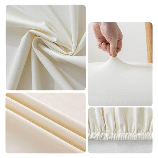 Vodotěsný potah na sedák židle Jednobarevný Šetrný k pokožce Odolný proti opotřebení Odolný proti oleji Univerzální Snadná instalace Ochranný potah na jídelní židli