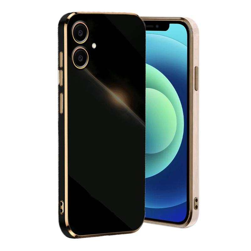 For Samsung Galaxy A07 / Galaxy A07S / A08 Case Soft Transparent Plating Electroplate Shining Clear Cover for Samsung Galaxy A07/A07S/A08 Phone Casing