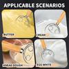 Large Hand Danish Dough Whisk Bread Mixer Stainless Steel Cake Pastry Dough Mixer Stick Egg Beater Kitchen Baking Blender Tools