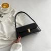 Women Retro Tote Bag Trendy Vintage Underarm Bag Portable Casual PU Leather Solid Color Simple Handle Handbags Shoulder Bag