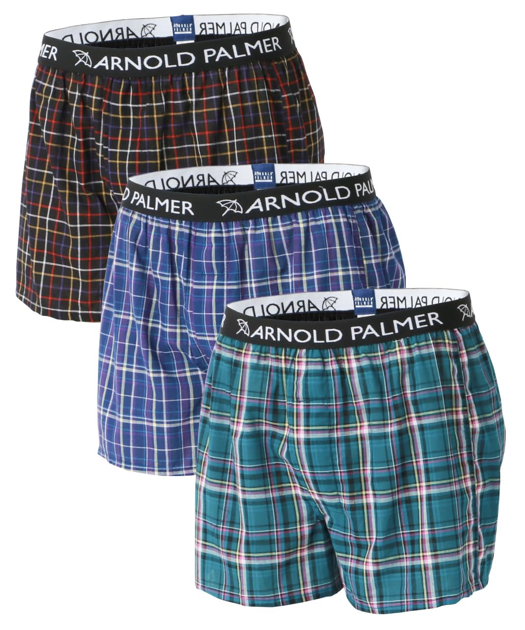 

Мужские плавки Arnold Palmer, Большие размеры M, L, LL, 3L, 4L, 5L, 6L, 3 шт. в упаковке, Нижнее белье с передним открытием, Черный, Фиолетовый, Зеленый, M