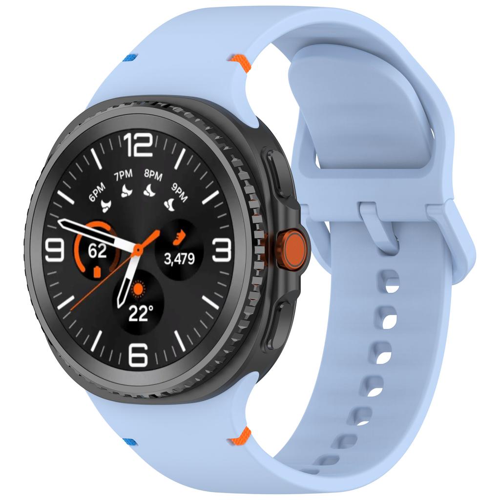 Sports Silicone Strap For Samsung Galaxy Watch 8 40mm 44mm Official Stitch Bracelet Wristband Galaxy Watch 8 Classic 46mm Correa
