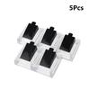 5Pcs Clear Ring Display Stands Ring Jewelry Tray Ring Storage Organizer Shelf For Jewelry Counter Showcase Display Prop