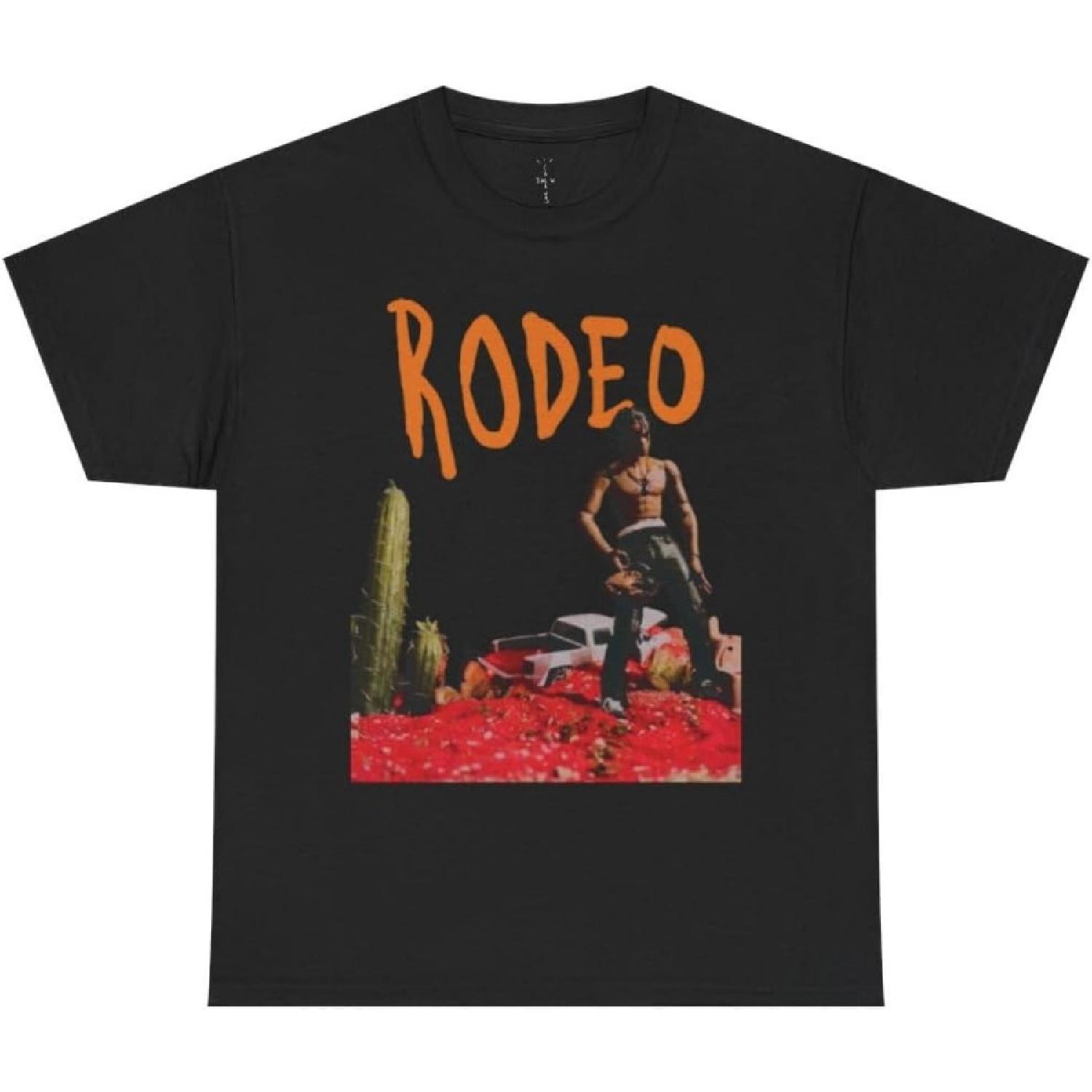 Трэвис Скотт Кактус Джек Родео Футболка Черная S
