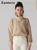 Women's Sherpa Fleece Hoodie with Warm Lining and Drawstring Hood for Fall Winter Daily Wear