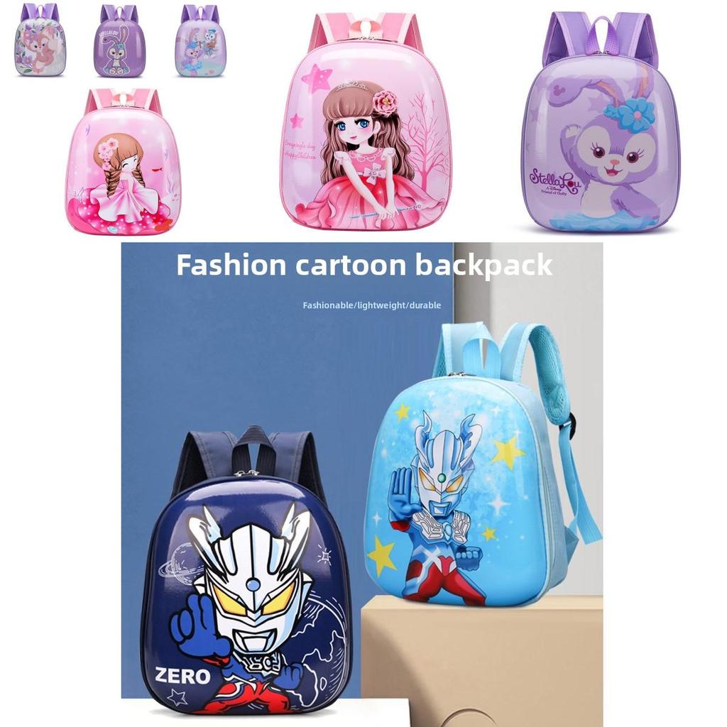 Cartoon Dinosaur Kids Backpack With Waterproof Canvas For School Use