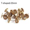 15Pcs/set Steel Wire Brass Mini Brush Rotary Tool for Dremel Drill Polishing Grinding Wheel T-shaped Small Brush Accessories