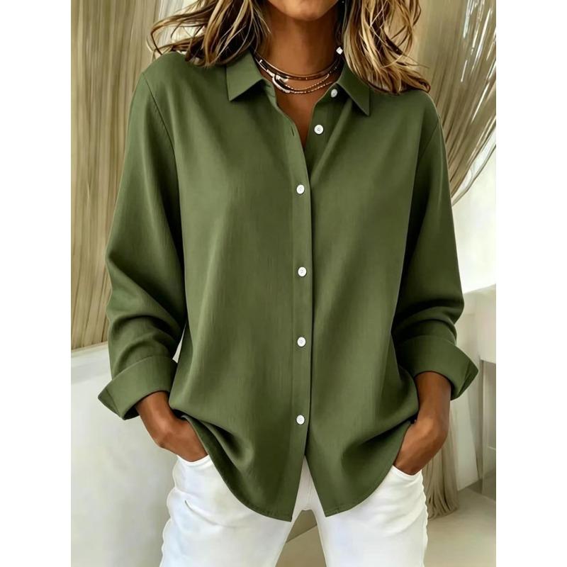 JPNTKY Women's Long Sleeve Fashion Casual Blouses & Shirts