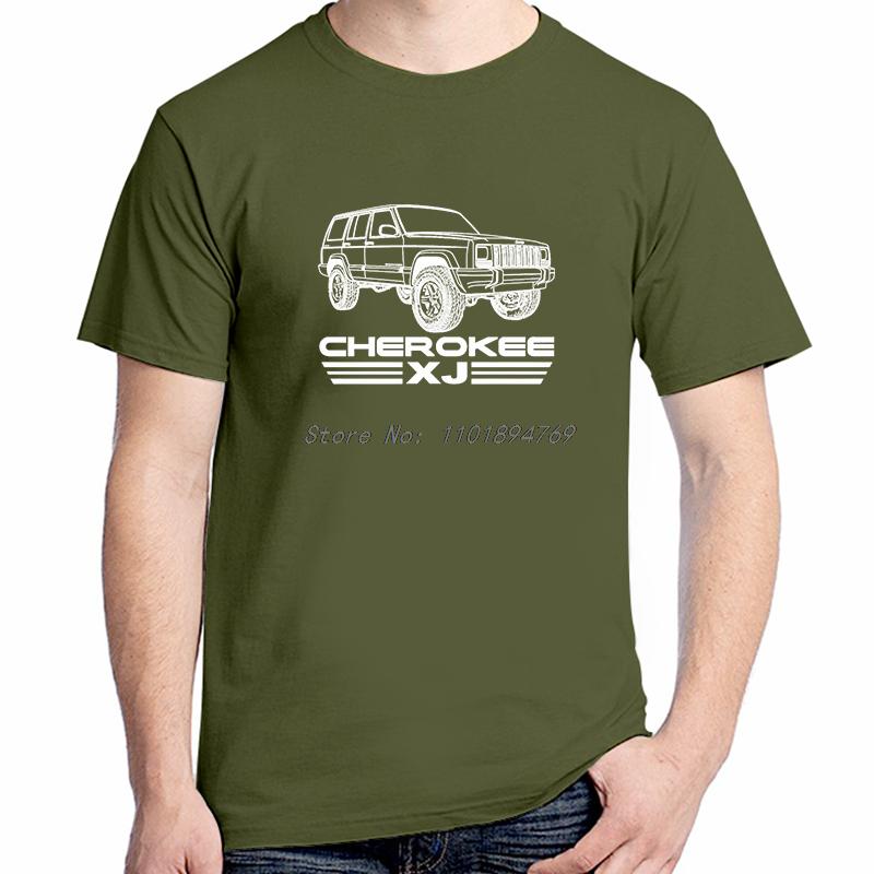 Summer Hot Sale Cotton Tshirt Fashion Cherokee Xj Mj Off Road 4x4 Suv 40 4wd Graphic T Shirts Unisexs Short Sleeve Tshirt