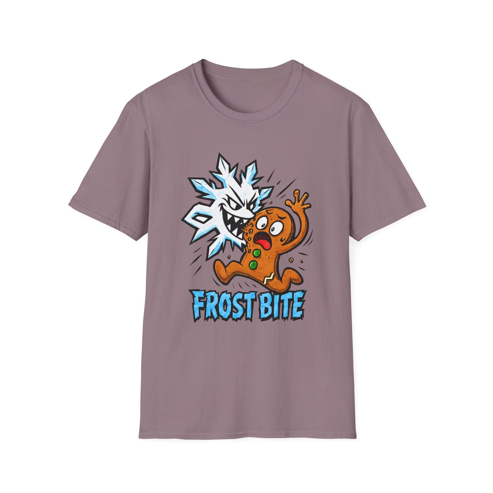 Unisex Softstyle T-Shirt Mens Womens Tees Top Funny Snowflake Gingerbread Frost Holiday Christmas 4XL