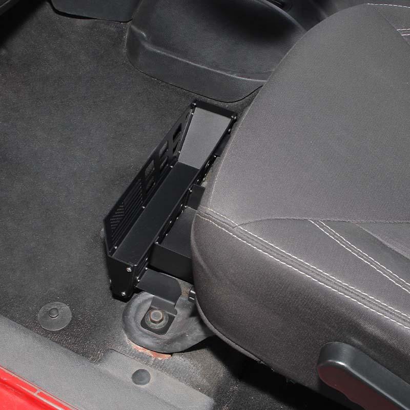 For Jeep Wrangler JK 2007-2017 Car Front Under Seat Storage Box Organizer Container Interior Stowing Tidying Accessories