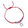 Blauwe Boze Oog Armbanden Armband Goede Geluk Rode Draad Gevlochten Verstelbare Bedel Armband Voor Koppel Vrouwen Geliefde Dame Cadeau