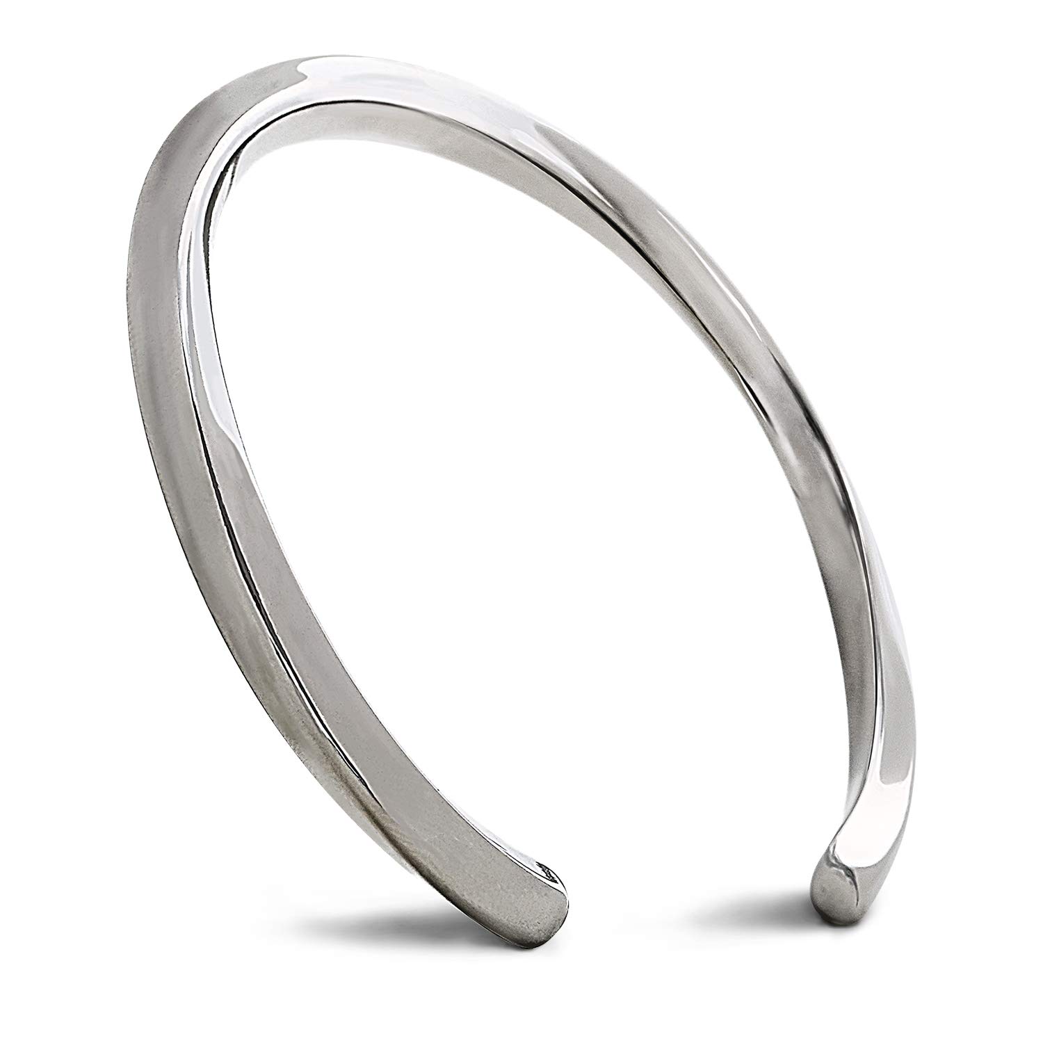 

Bracelet Simple Accessory Bangle Jewelry Box Gift Box [baby-mine] Men s (Silver)