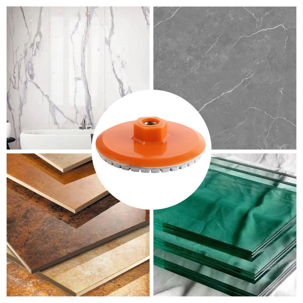 Dry Polishing Tile Trimming Polishing Disc Marble Quartz Stone Carving Diamond Grinding Disc 150# 80mm 3 Inch