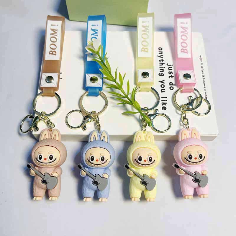 1PC Sheep Keychain Pendant Couple Car Bag Key Ring Pendant