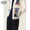 Teenie Weenie Women's Embroidered Knit Cardigan