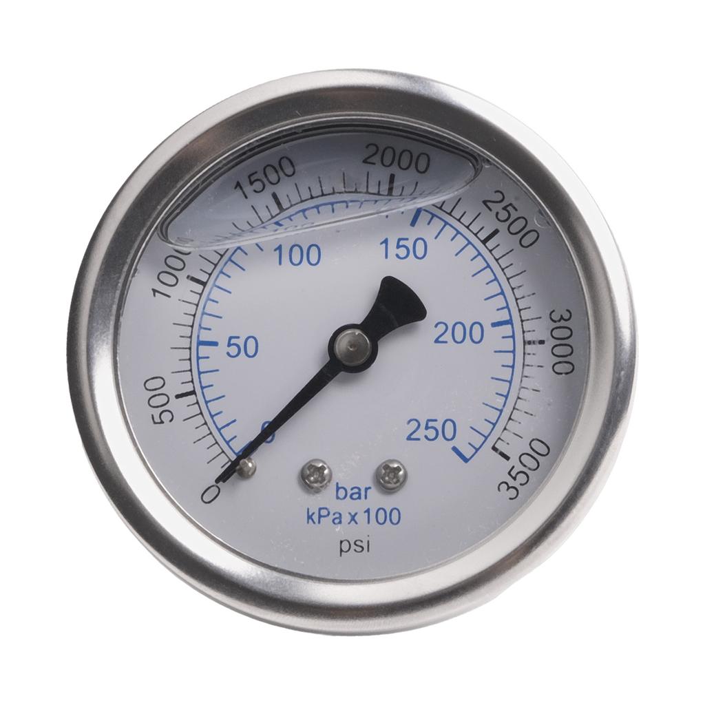 Meter Detector Pressure Gauge 5.5KW Alloy High Precision 0-250 Bar M14x1.5 Pointer Pressure Gauge Stainless Steel