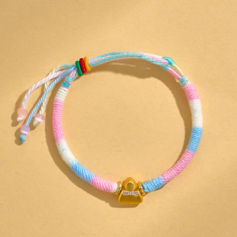 Dragon Boat Festival Iridescent Starry Sky Bracelet: Children s Lucky Charm Hand Rope