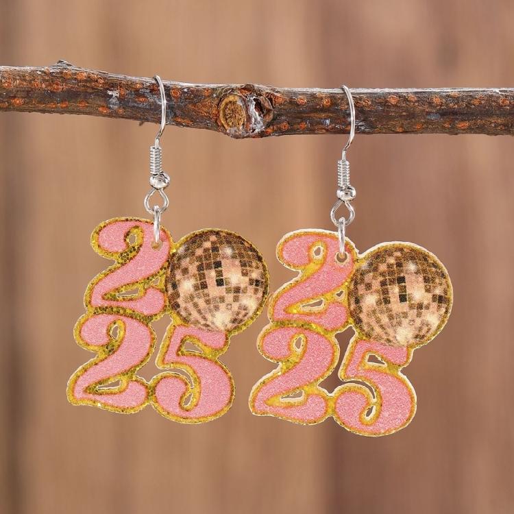 2026 Theme Acrylic Earrings Smooth Surfaces Unique Accessory Casual Formal Earrings Suitable for Fashion Women Present