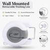 Adjustable Retractable Clothes Line Stable Clothes Drying Line Washing Landry Tool  Outdoor Use