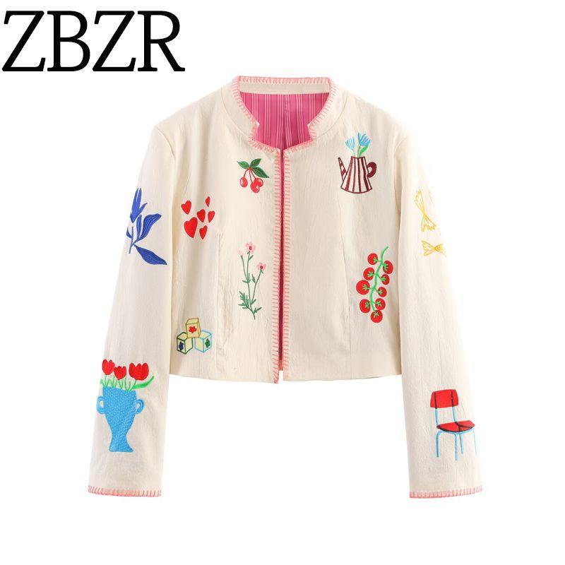 Zbzr Autumn and Winter New Women Clothes Western Style French Style Fashion Temperament Discount Embroidery Outerwear 4786206