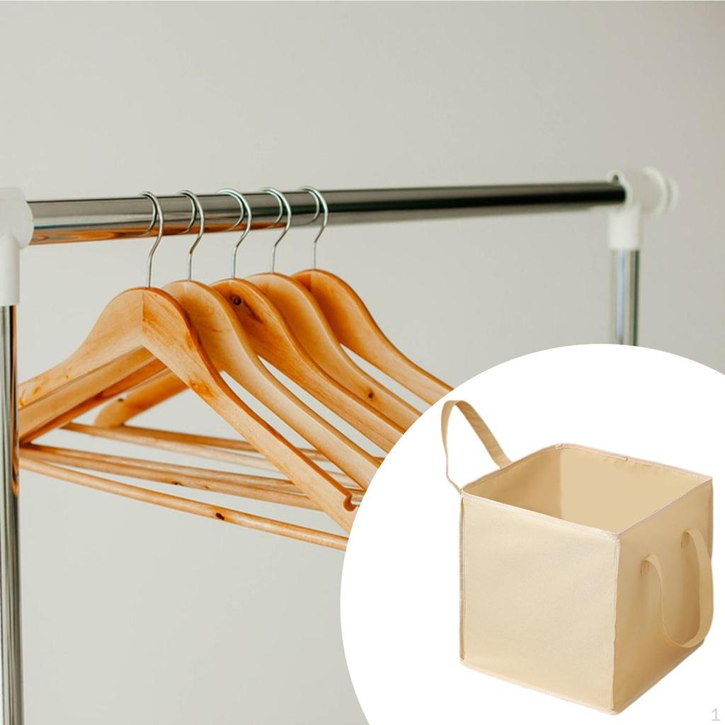 Rigid Clothes Hanger Organizer Bag Case Space Saving Storage Box with Dustproof Lid for