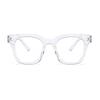 NeoRetro 6810R Low Classic Horn-Rimmed Glasses C2 CLAIR
