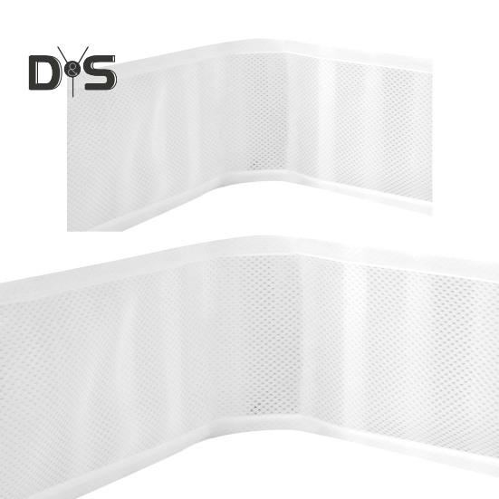 

2 шт. сетчатый вкладыш для кроватки, дышащий вкладыш для кроватки с ремнями, безопасный для младенцев, чехлы для детской кроватки с 4 или 3 сторонами, полноразмерная детская кровать F