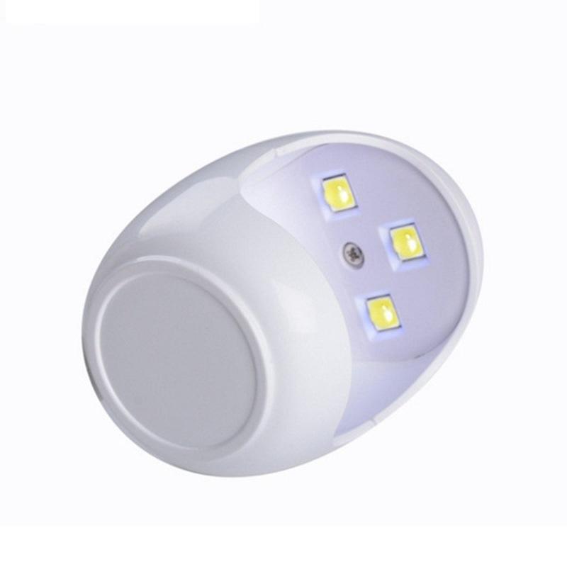 1 Pcs Egg Shape UV LED Lamp for Nail Single Finger Lamp Nail Gel Polish Dryer Drying Machine Smart Sensor 45s / 60s USB Connector