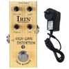 IRIN AN-14 Guitar Pedal High Gain Distortion Effect from AC/DC Crunch to Heavy Metal Full Range EQ Guitar Pedal with 9V Adapter