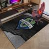 Sea-ttle Fc Logo Printed Area Rug for Office, Chair Rug, Decorative Carpet Floor Mat, Large Size Fan gifts Christmas gifts