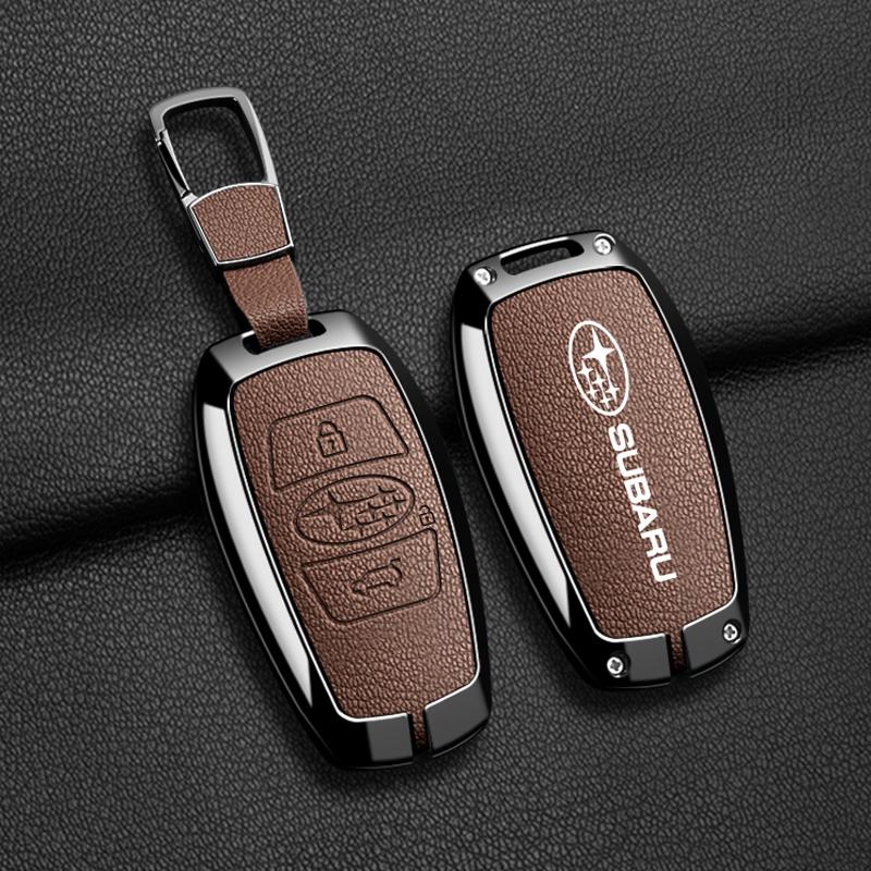Zinc Alloy Car Remote Key Case Cover For Subaru WRX XV Crosstrek Legacy BRZ Forester Impreza STi Outback 2015-2019 Accessories et4