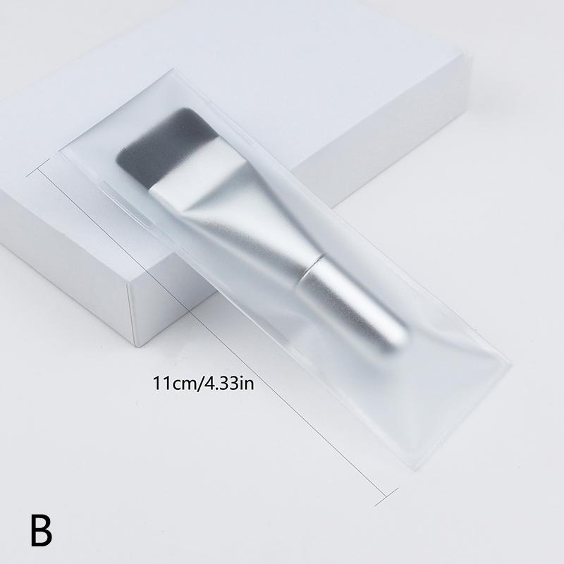 

Flat Head Thin And Light Soft Bristle Foundation Brush Mini Short Handle Makeup Brush Face Contour Brush Flat Contour Brush B