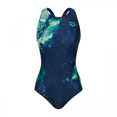 Women S One Piece Racerback SwimSuit Nova Wave  a6Sl1pl44 Nvy 