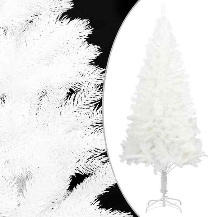 VidaXL Sapin de Noël Artificiel avec Support Décoration de Noël Arbre Réaliste Salon Salle de Séjour Intérieur Jardin 321023