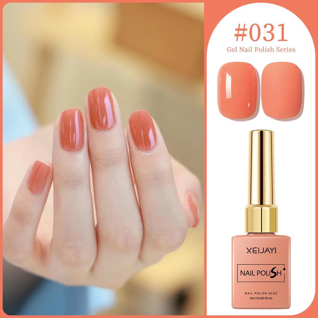 XEIJAYI 15ml Solid Color Nail Gel - 72 Color Options for Nail Art Salons