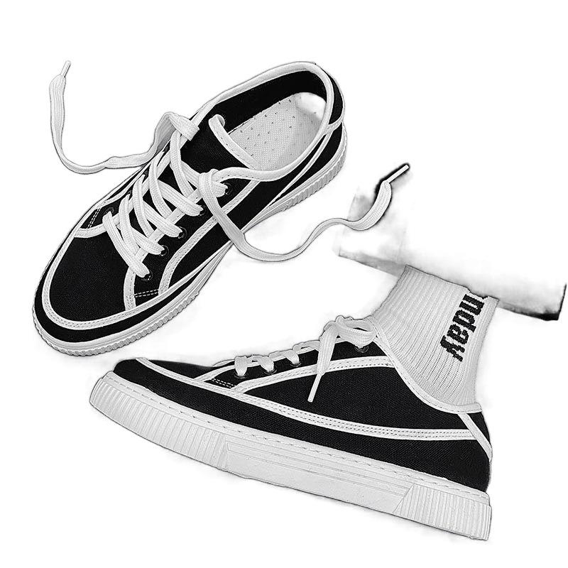 New Canvas Shoes Men'S Spring Breathable Men'S Shoes Retro Student Trendy Shoes Cloth Shoes Men'S Casual Board Shoes Are Popular