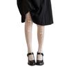 Lolita Hollow Lace Pantyhose Summer Kawaii Bowknot Girls Stockings Breathable Fishnet Nylon Women Pantyhose