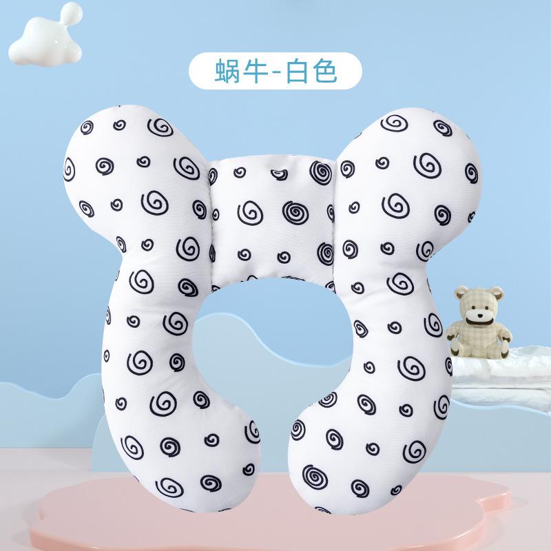 New Pillow Multifunctional Cartoon Stroller Childrens Ushaped Pillow Soft Baby Pillow Travel Car Childrens Pillow