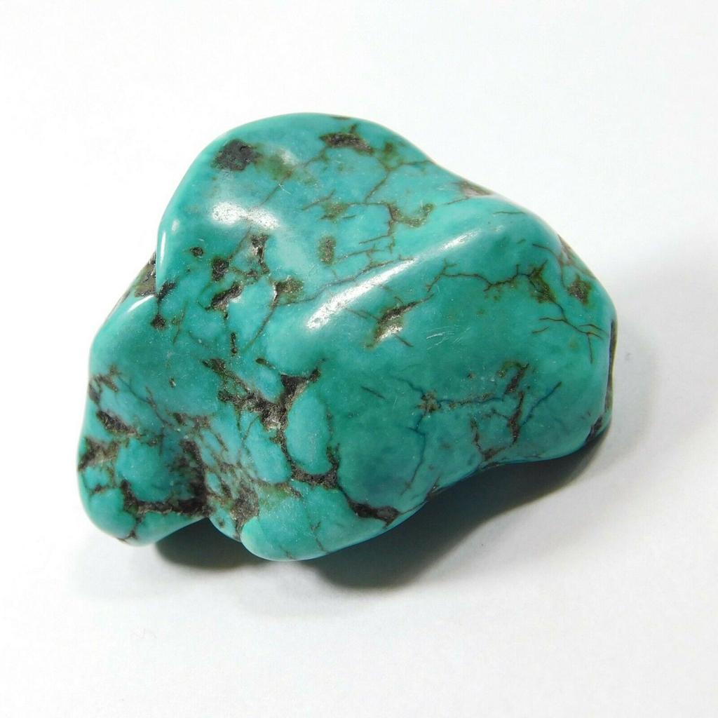 Natural Blue Turquoise Loose Gemstone 100 ct Arizona Rough Slab Crystal for Gemstone Collections